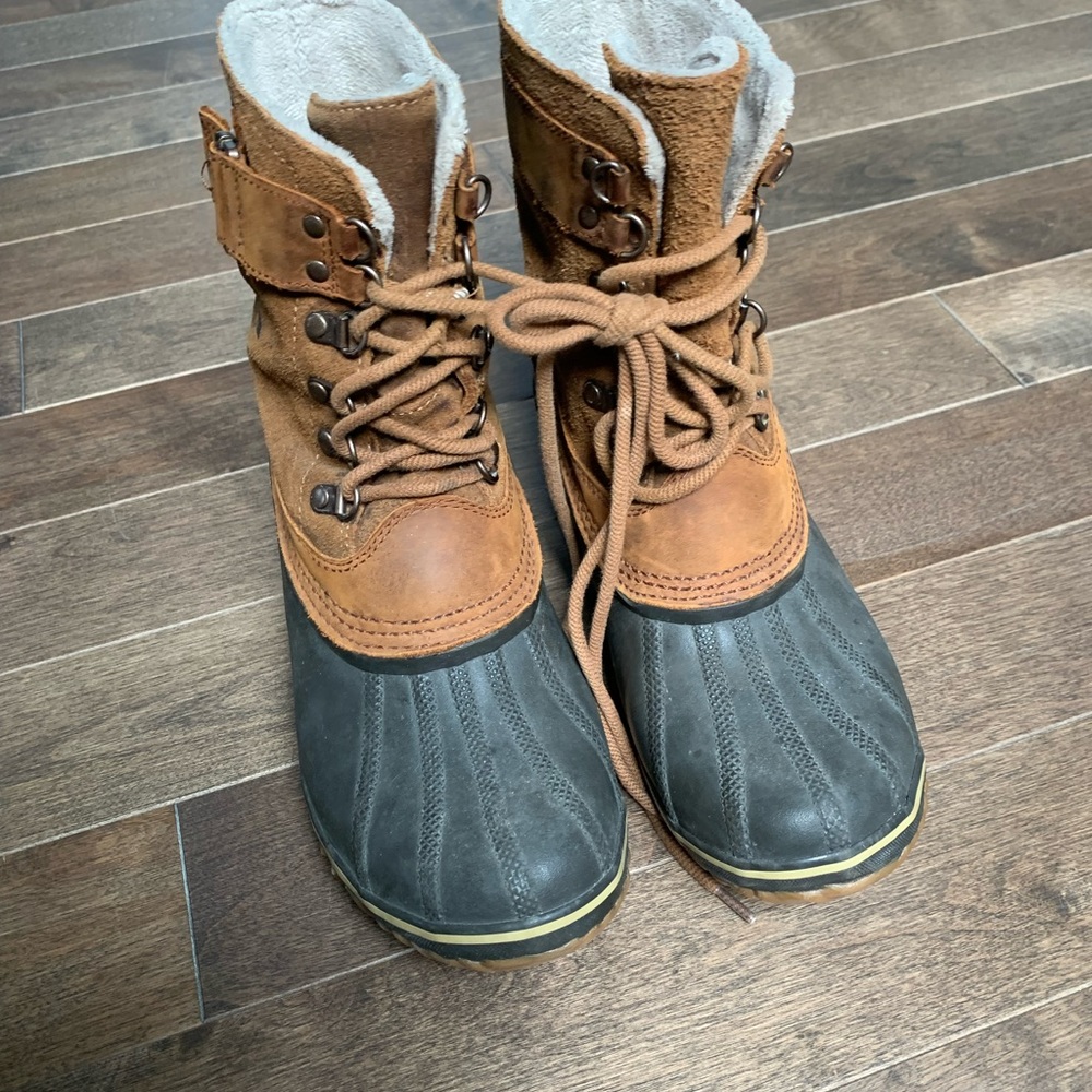 Sorel Womens NL2125-286 Brown Suede “Winter Fancy Lace II” Boots - Picture 2 of 13